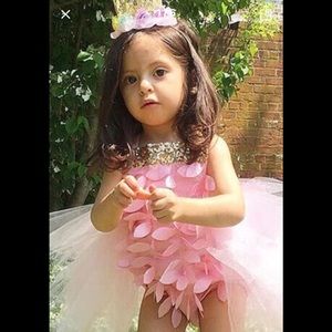 NWT Birthday party flower tutu